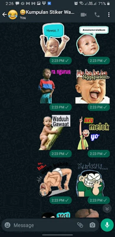 Kumpulan Stiker WA Lucu for Android - Add Fun to Your Chats