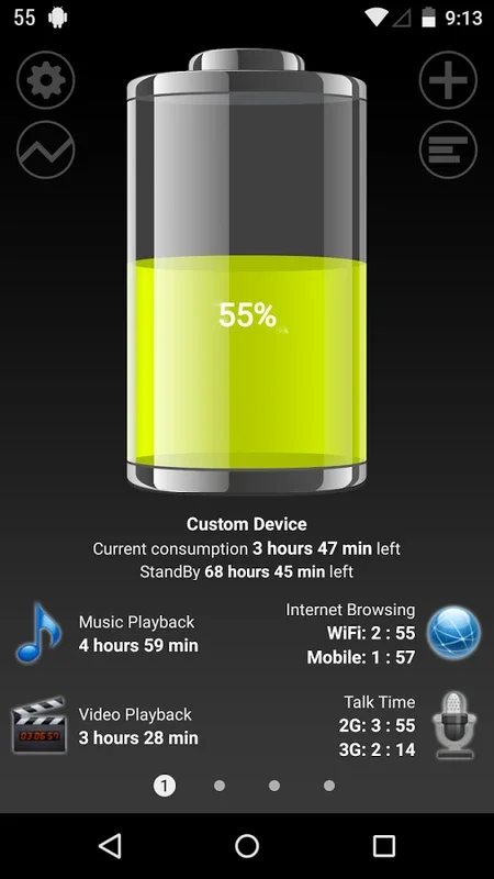 Battery HD for Android - Accurate Battery Monitoring