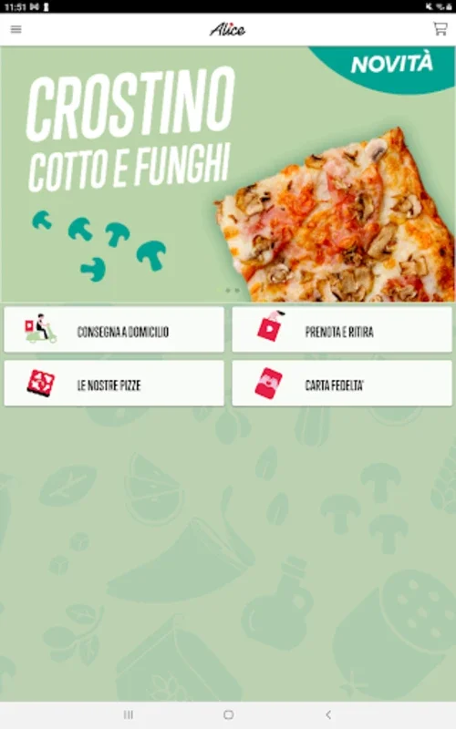 Alice Pizza for Android - Discover Delicious Pizzas