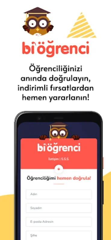 Bi öğrenci for Android - Instant Student Discount Access