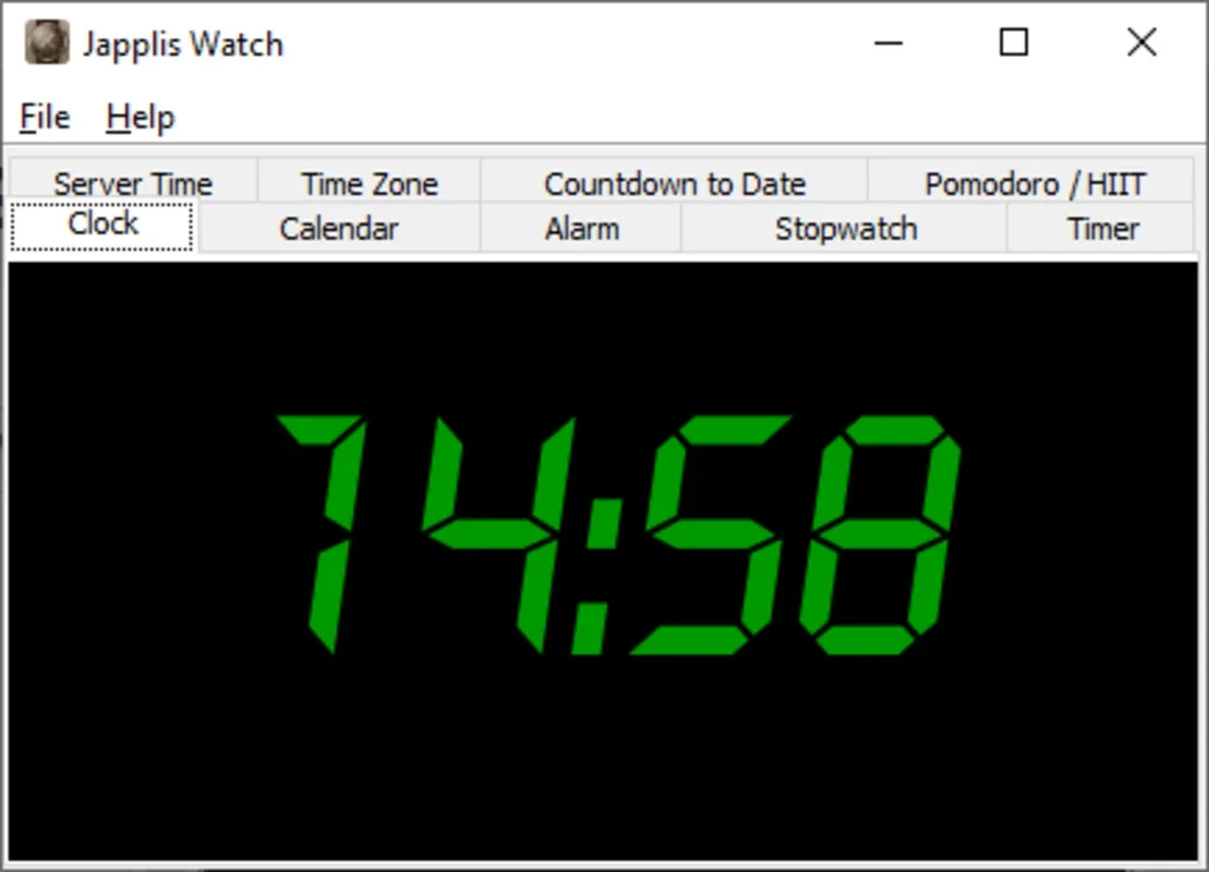 Japplis Watch for Windows - Comprehensive Time Utilities