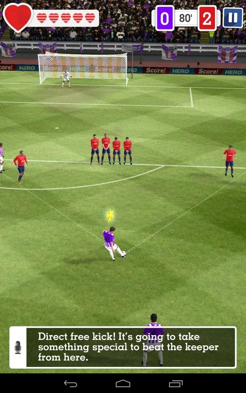 Score! Hero for Android - Key Moments in Soccer Gaming