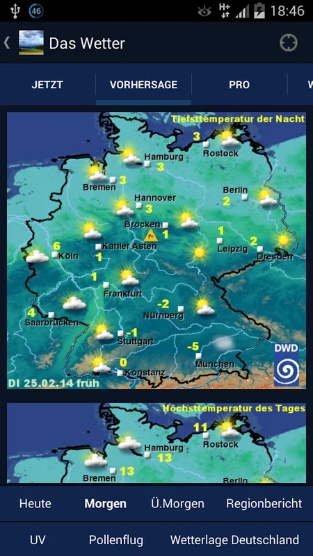 Das Wetter in Deutschland for Android - Know the Weather