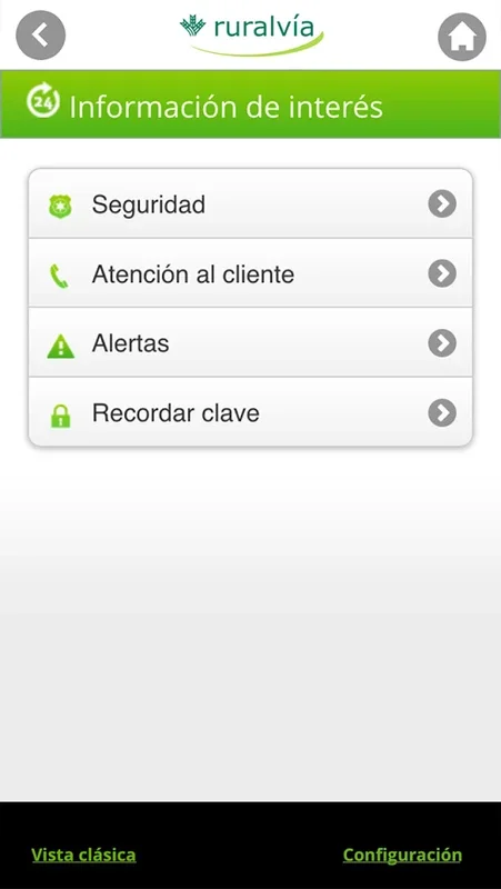 Ruralvia for Android: Simplify Account Management