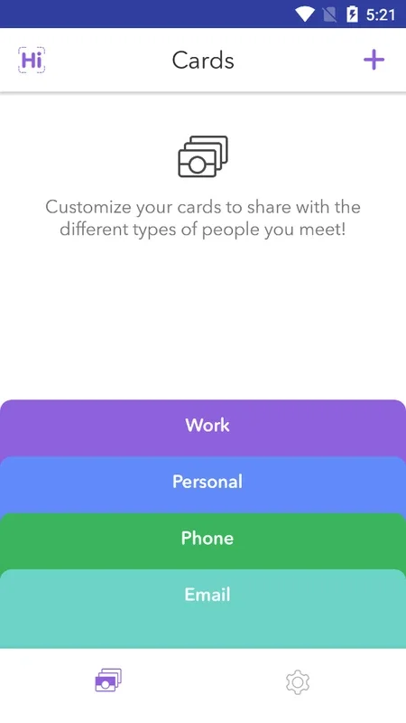 HiHello Contact Exchange for Android - Share and Create Virtual Business Cards