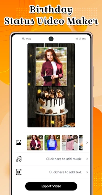 Birthday Song Video Maker for Android - Create Personalized Videos