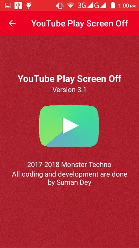 YouTube Play Screen off for Android - Keep Screen On