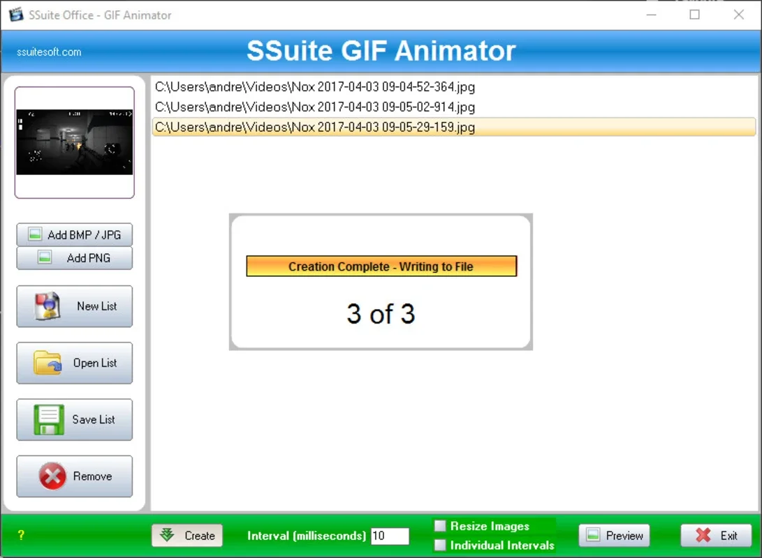 SSuite Office Gif Animator for Windows - Create Animated GIFs Easily