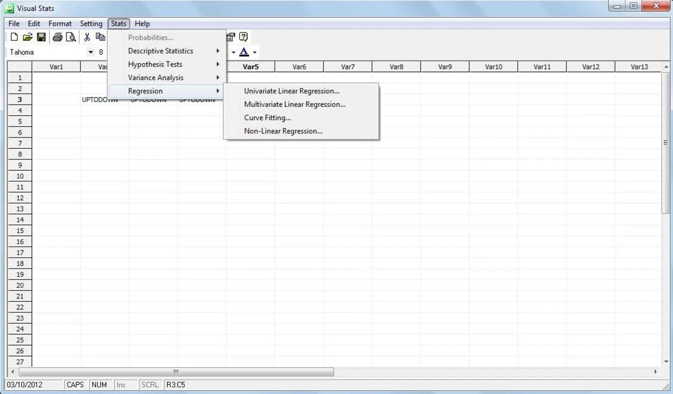 Visual Stats for Windows - Intuitive Statistical Editing