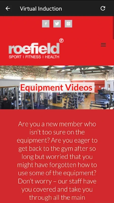 Roefield for Android - Your Ultimate Fitness Companion