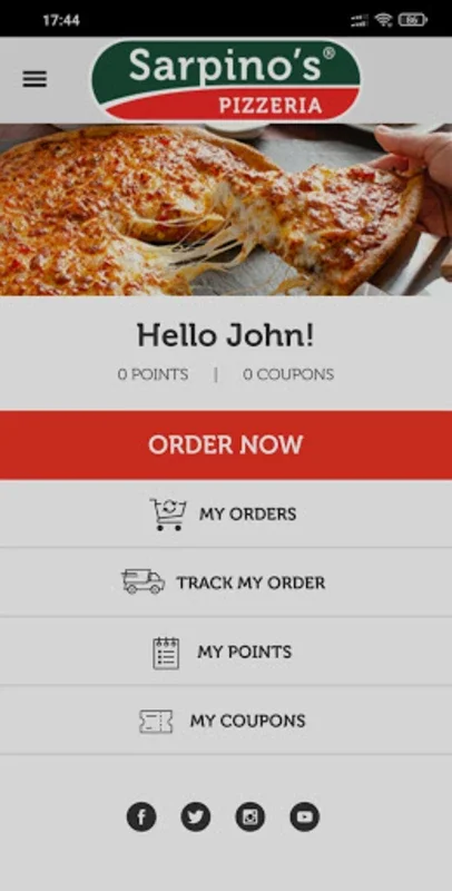 Sarpino's Pizzeria for Android - Order Pizza Easily