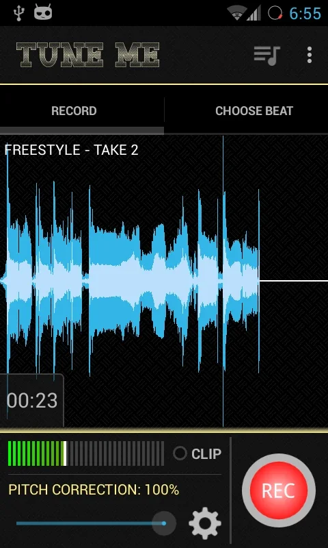 Tune Me for Android - Customize Your Sound Recordings