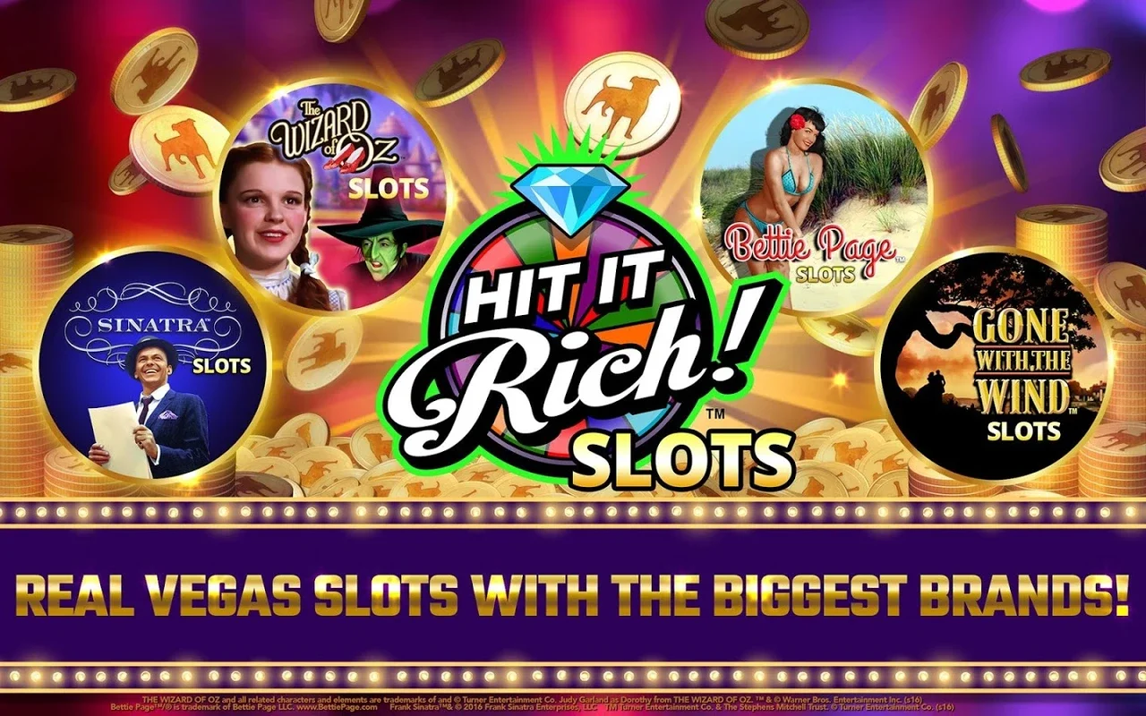 Hit It Rich for Android: Slot Machine Fun with Great Themes