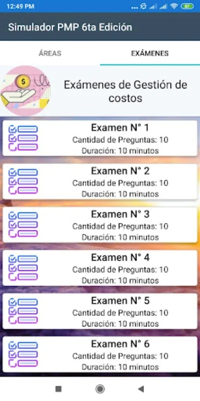 Simulador PMP español 6ta edición for Android - Enhance Your PMP Prep