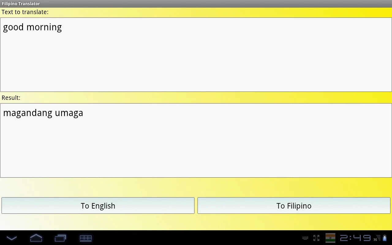 Filipino English Translator for Android - Seamless Translations