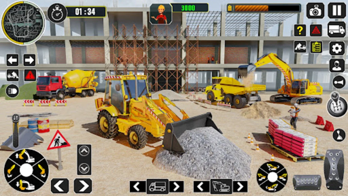 Excavator Construction Game for Android - Realistic Simulator