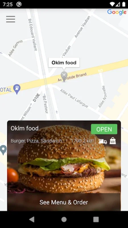 Oklmfood for Android - Streamline Your Dining with Real-Time Tracking