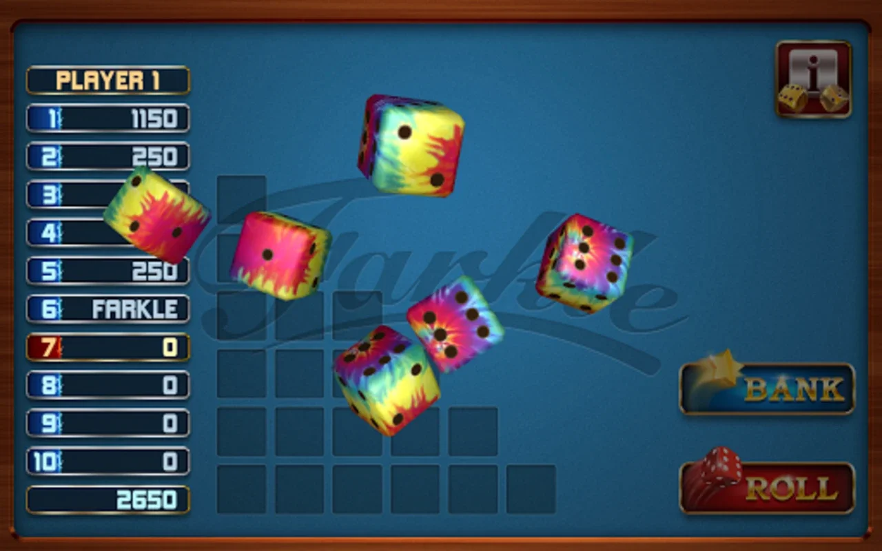 Farkle Dice Game for Android - Engaging Strategic Play