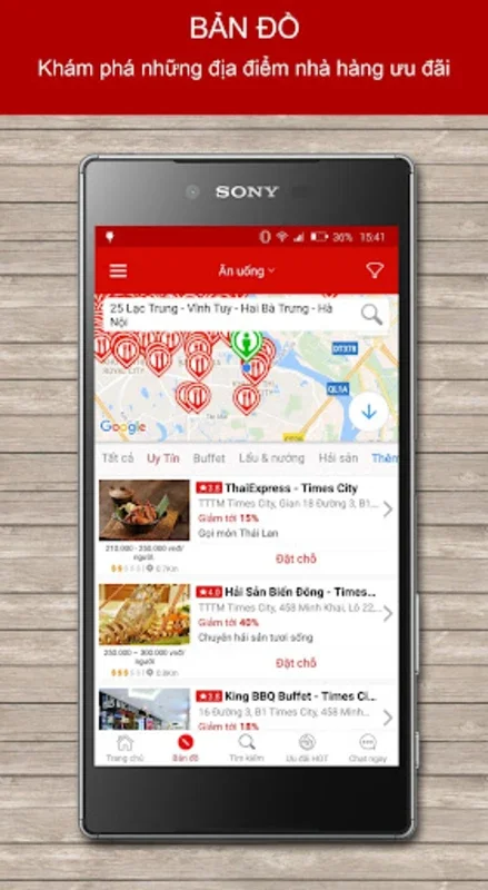 Đặt Bàn Nhà Hàng, PasGo for Android - Discover Exclusive Dining Deals