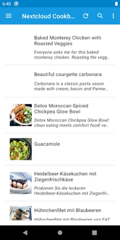 Nextcloud Cookbook for Android - Organize and Access Recipes