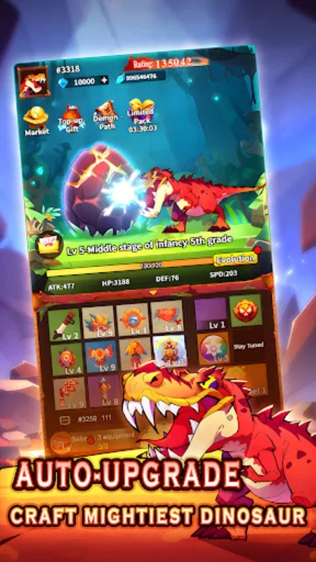 Red Dragon Legend for Android - Unleash Dinosaur Evolution