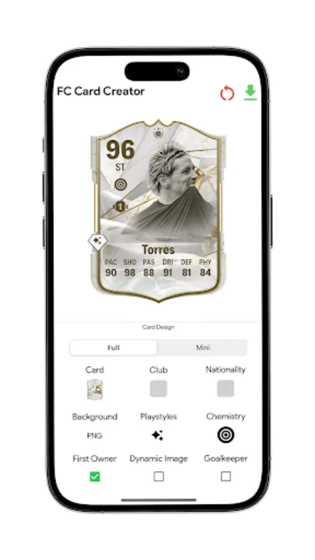 FC 24 Card Creator for Android: Personalize Football Cards