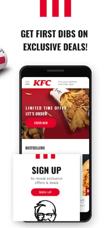 KFC Côte d for Android - Convenient Ordering at Your Fingertips