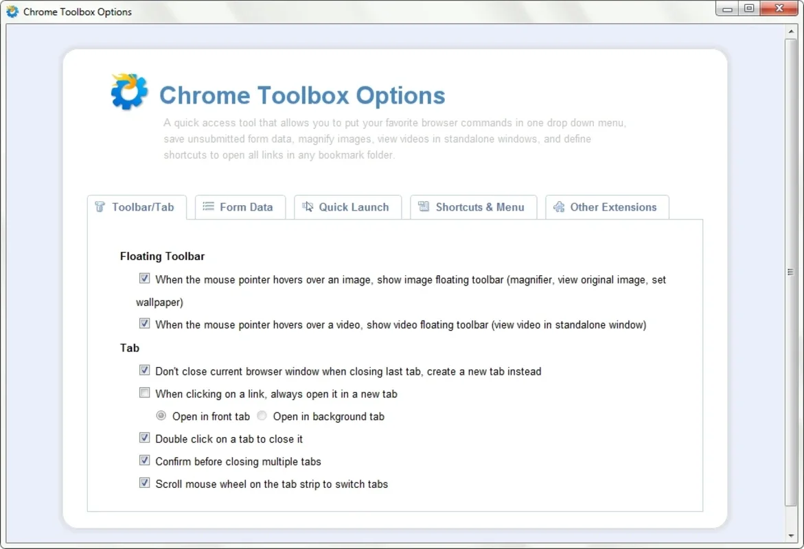 Chrome Toolbox for Windows - Enhance Your Browser