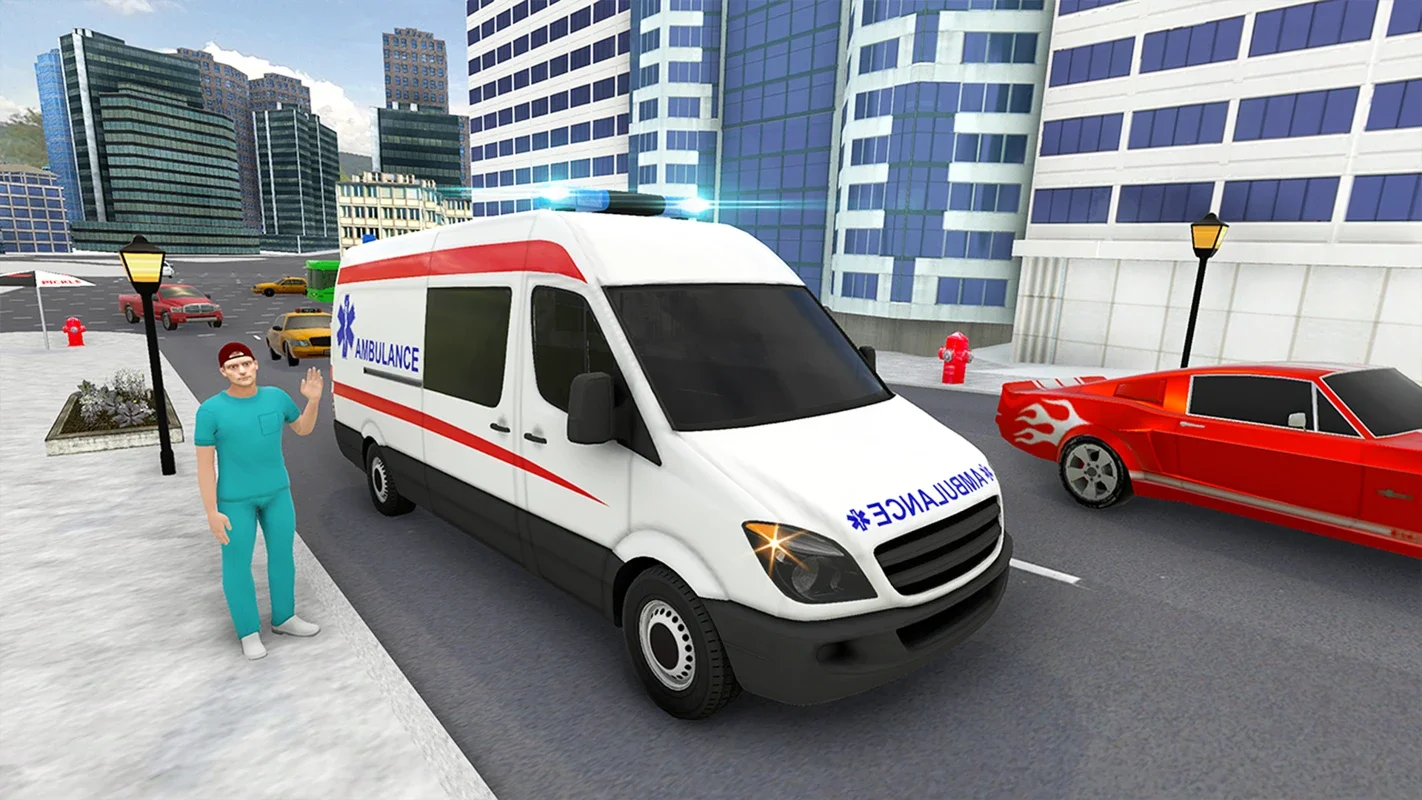 Ambulance Simulator Car Driver for Android - Immersive Driving