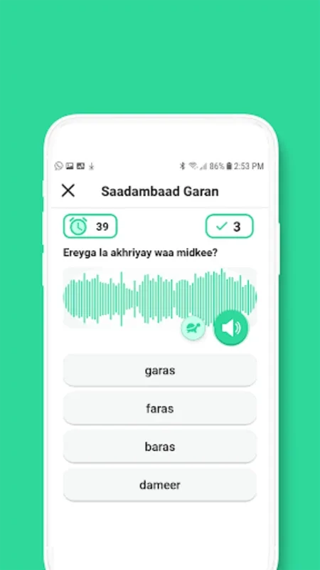 Daariz Somali for Android: Learn Somali with Offline Lessons and Rewards