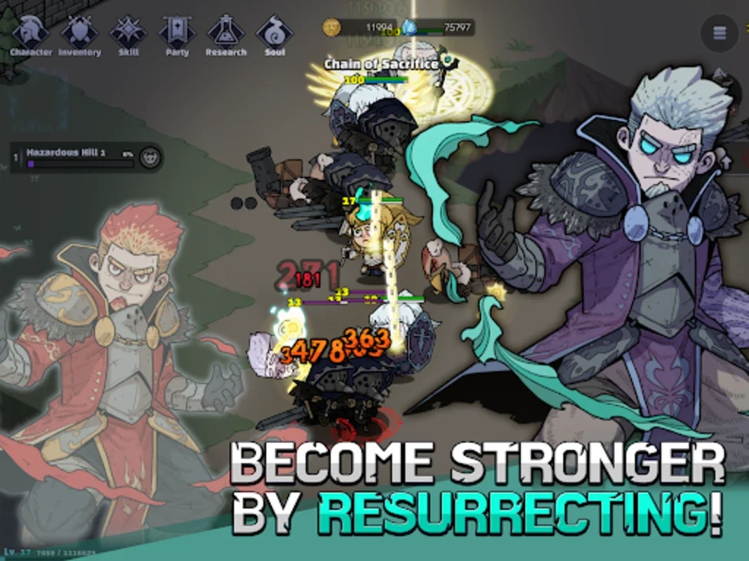 Heroes Never Die for Android - Strategic RPG Adventure