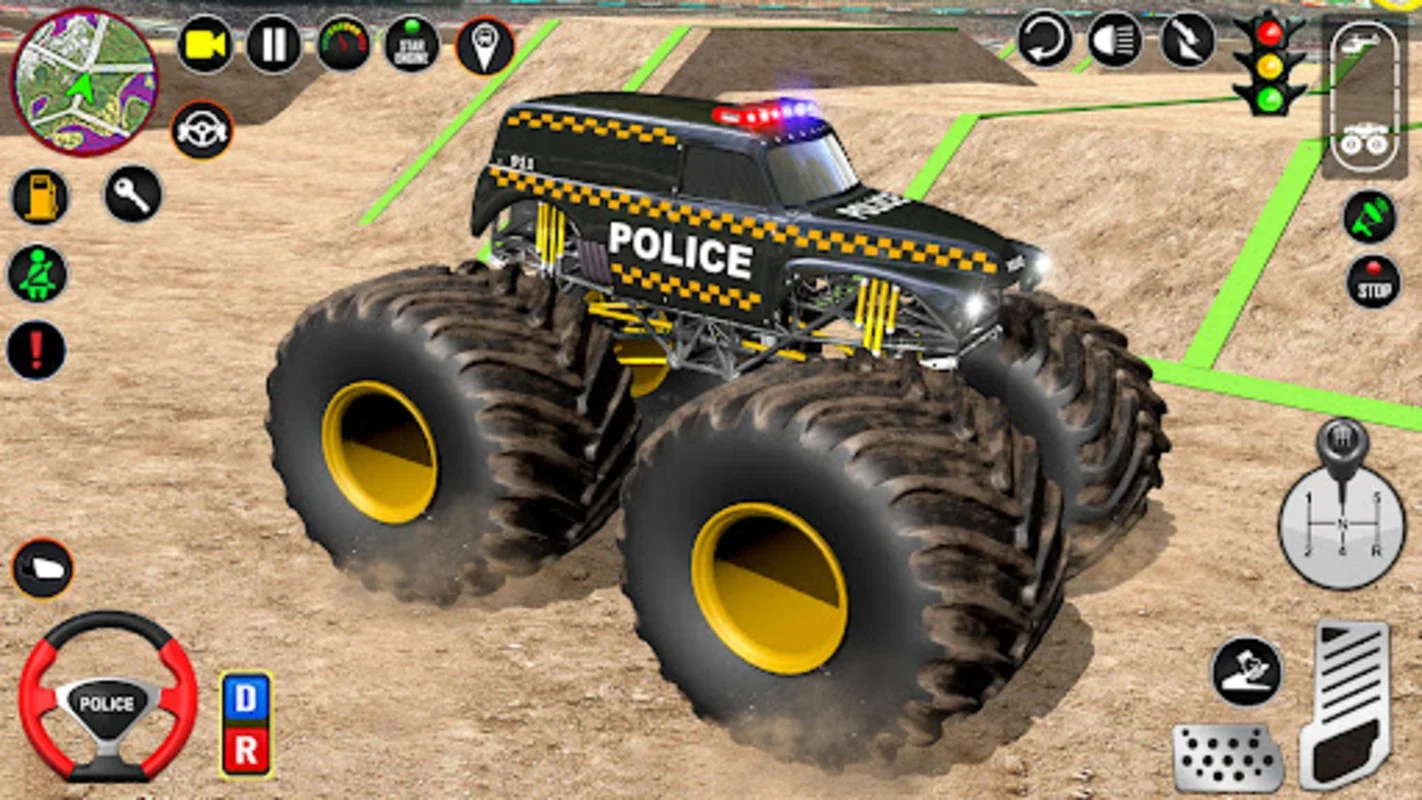 Police Monster Truck Car Games for Android: Thrilling Police Chases