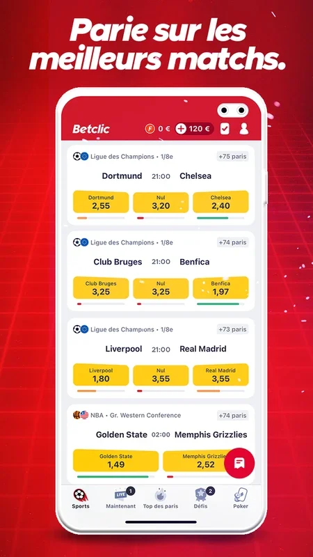 Betclic Sport for Android - Exclusive French Betting App