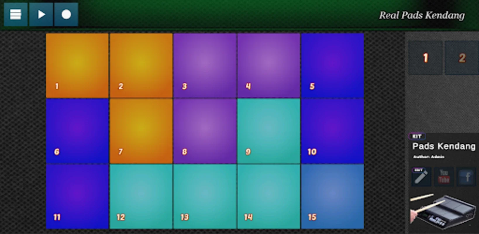 Real Pads Kendang for Android - Versatile Drum Pad App