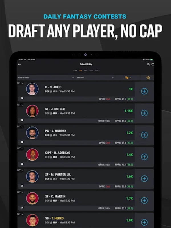 SuperDraft Fantasy Sports for Android: Win Big with Jackpots