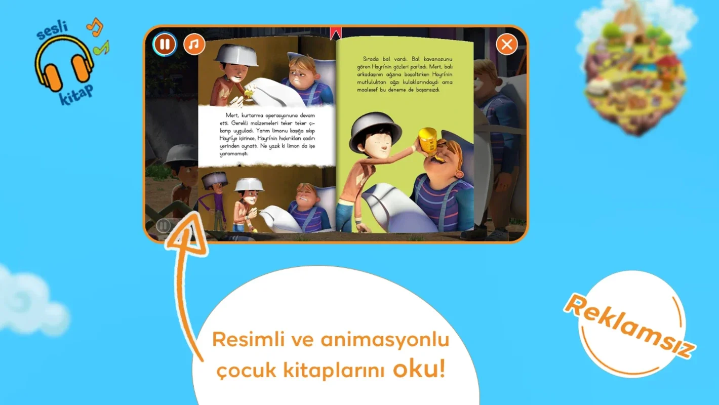 TRT Çocuk Kitaplık for Android - Rich Content Library