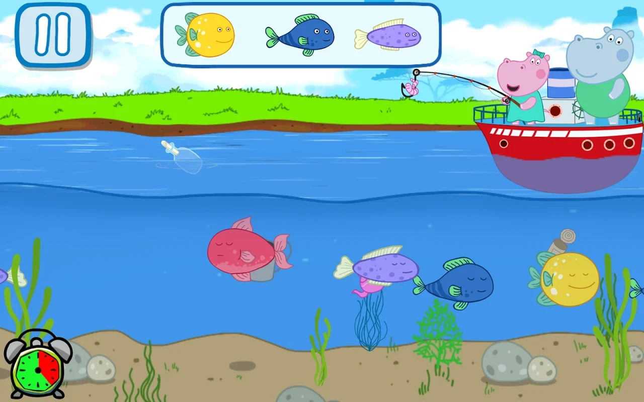 Hippo Fishing for Android: A Kid - Friendly Adventure