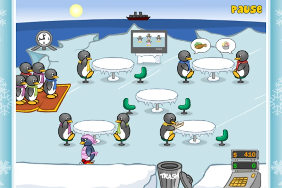 Penguin Diner for Android - Manage a Diner in the Antarctic