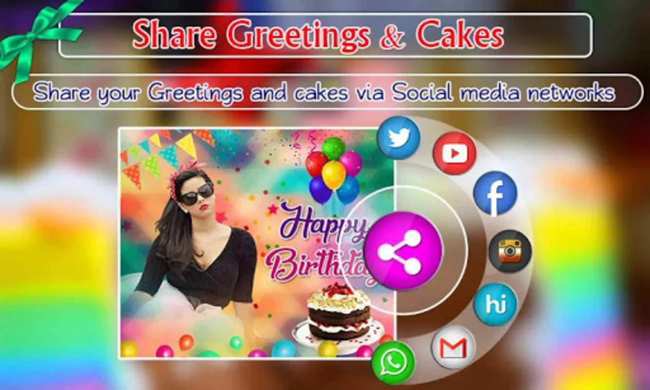 Birthday Greeting Cards Maker for Android - Create Personalized Cards