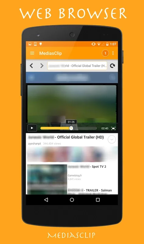 MediasClip Video Downloader Browser for Android: Effortless Video Downloads