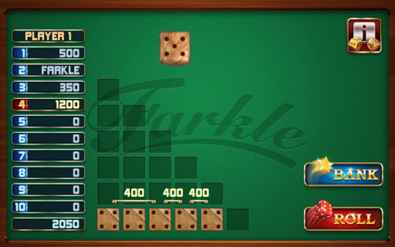 Farkle Dice Game for Android - Engaging Strategic Play