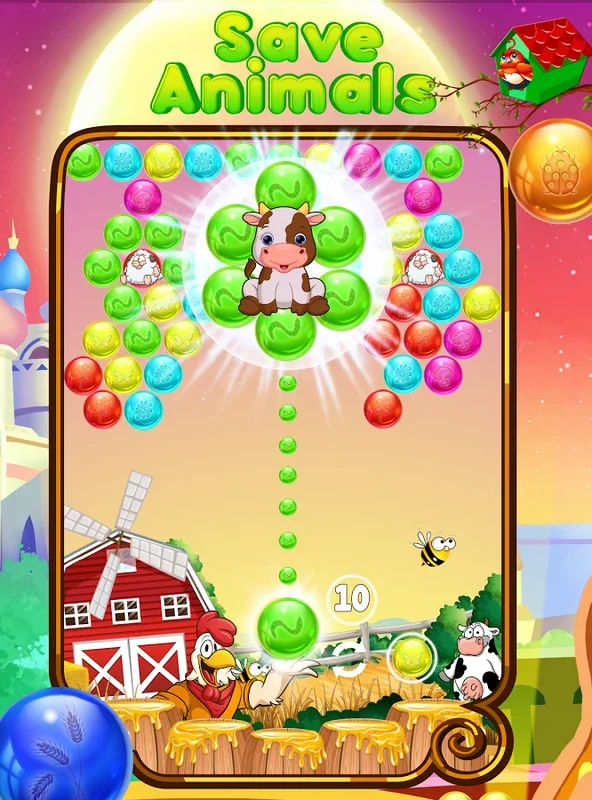 Farm Bubbles Bubble Shooter for Android: Rescue Farm Animals