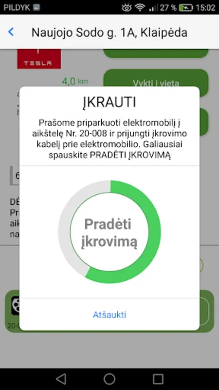 elektromobilių autoPilDYK for Android - Navigate EV Charging Easily