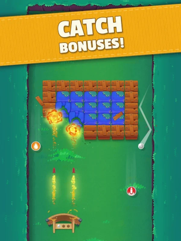 Bouncefield for Android - Enjoy Offline Brick Breaker Fun