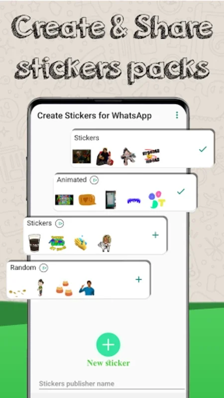 Create Stickers for WhatsApp for Android - Personalize Chats