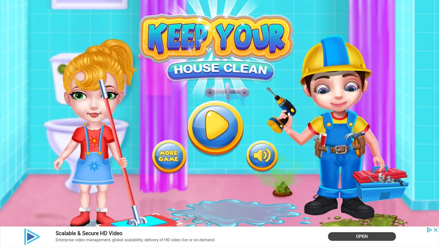 Keep Your House Clean for Android - Fun Educational Game