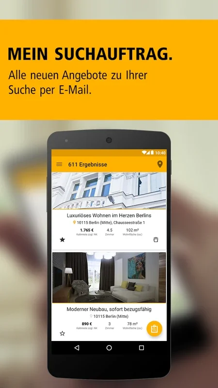 immowelt for Android - Find Your Home in Germany & Austria