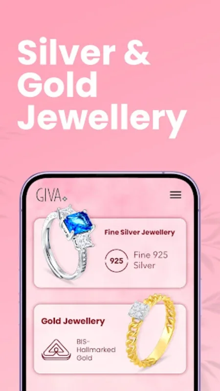 GIVA: Buy Silver Jewellery for Android - Shop Authentic Jewelry