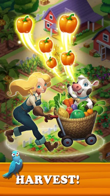 Farm Harvest Day for Android - Engaging Match-3 & Farm Management