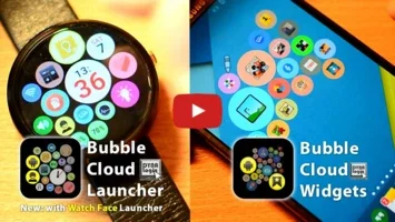 Bubble Cloud Widgets + Wear Launcher for Android: Enhanced Wear OS Experience